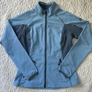 Eddie Bauer First Ascent Sandstone 2.0 Soft Shell Jacket XS Blue Gray Full Zip
